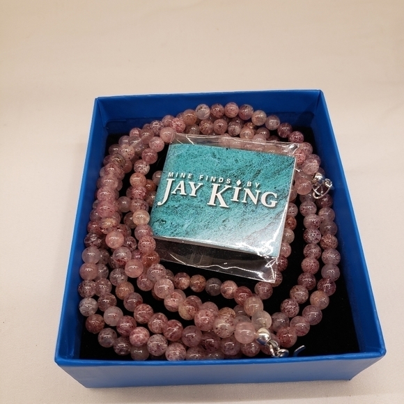 Jay King Jewelry - JAY King Strawberry Quartz 18" Necklace